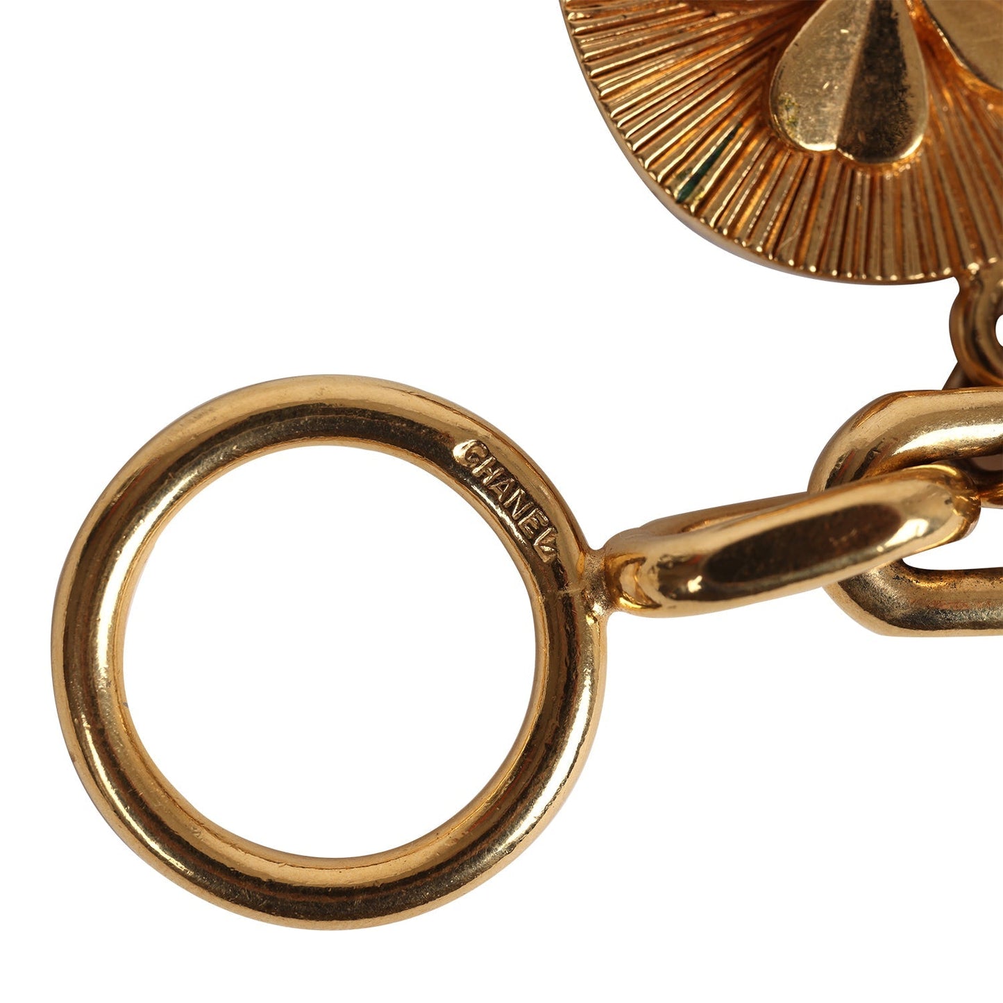 Chanel Vintage 24K Gold Plated Lucky Charms Bracelet