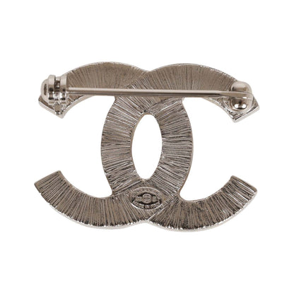 Chanel Crystal CC Brooch