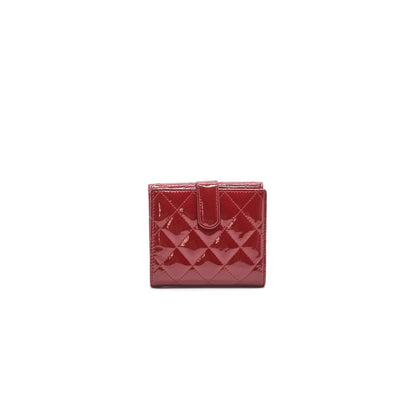 Chanel Patent small Wallet Rouge