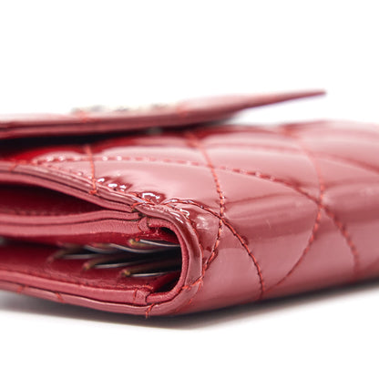 Chanel Patent small Wallet Rouge