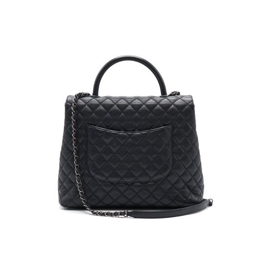 Chanel COCO Handle Flap Bag Large Black