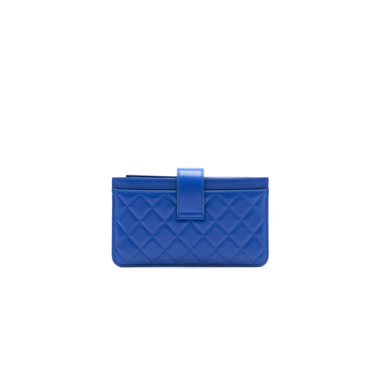 Chanel Classic Pouch Blue