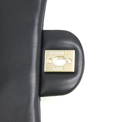 Chanel Mini Square Lambskin Black L