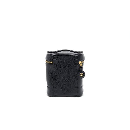 Chanel Vintage Caviar Vanity Case