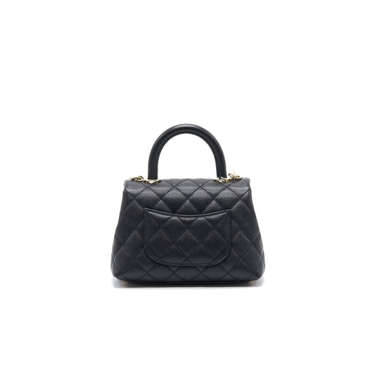 Chanel Coco Handle Extra Mini Black L