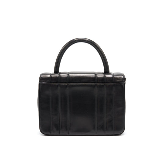 Chanel Vintage Lambskin Kelly Bag black