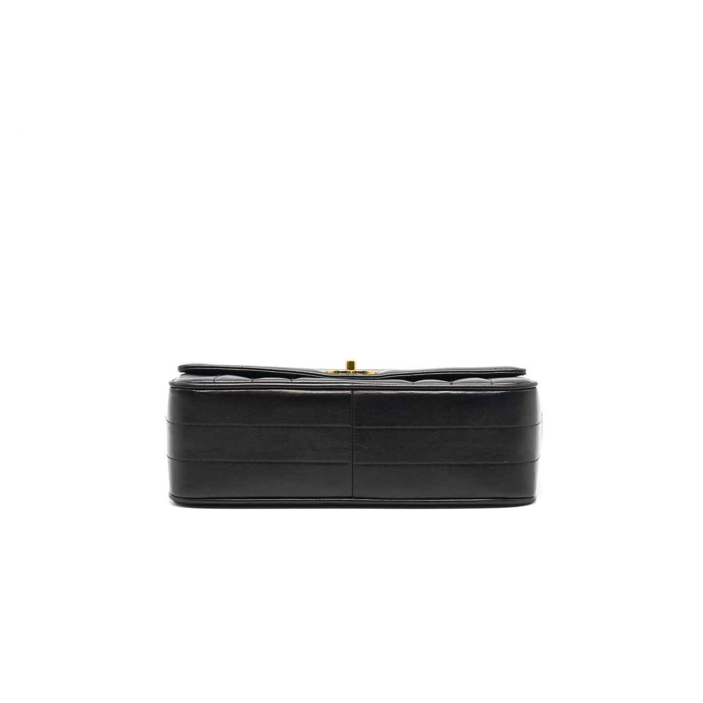 Chanel Vintage Lambskin Kelly Bag black