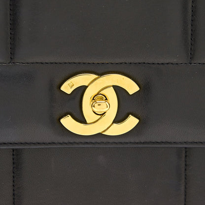 Chanel Vintage Lambskin Kelly Bag black
