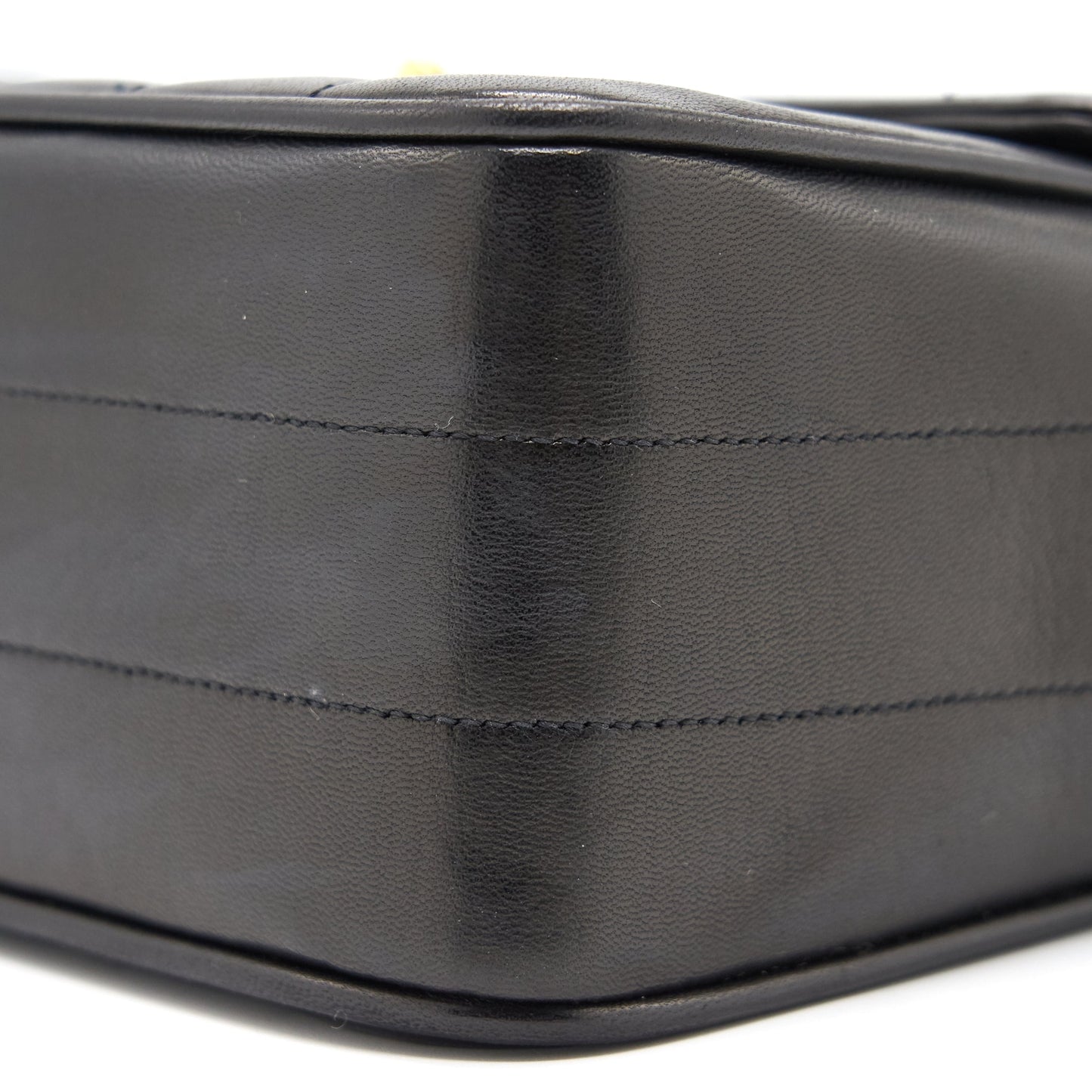 Chanel Vintage Lambskin Kelly Bag black