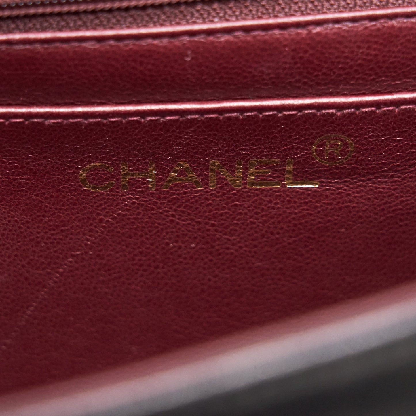 Chanel Vintage Lambskin Kelly Bag black