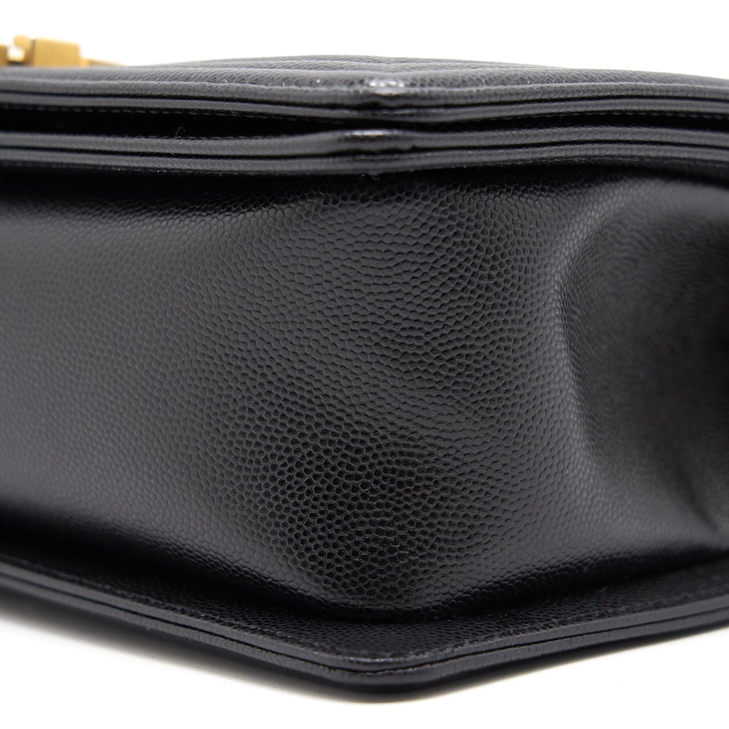 Chanel Boy Chanel Handbag Caviar Black
