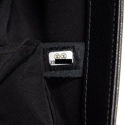 Chanel Boy Chanel Handbag Caviar Black