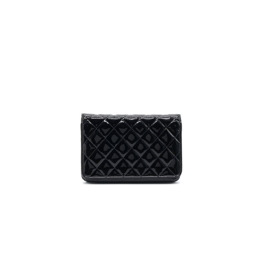 Chanel Wallet on Chain Patent leather black