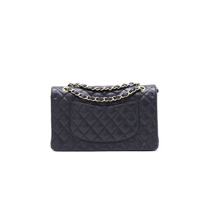 Chanel medium 25cm Classiccal double flap cavier Navy L year 2020