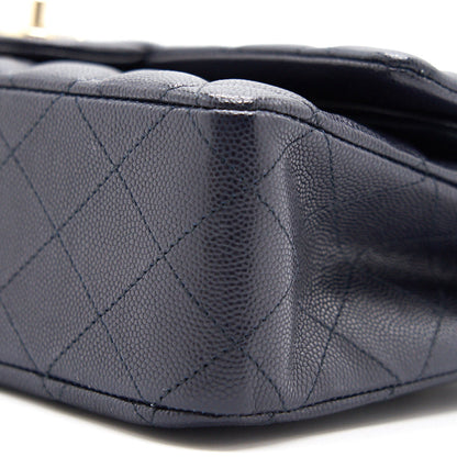 Chanel medium 25cm Classiccal double flap cavier Navy L year 2020