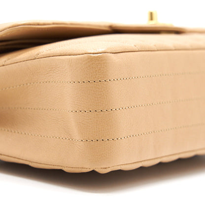 Chanel Medium Classic Flap Dark beige with