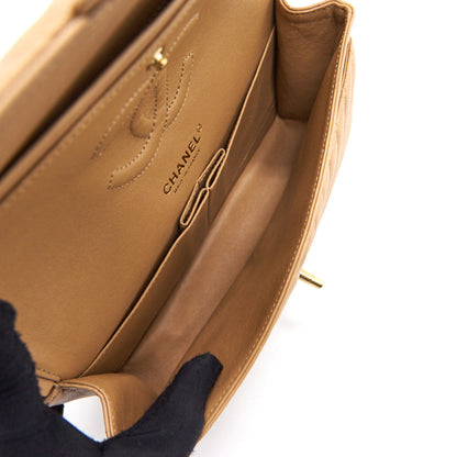Chanel Medium Classic Flap Dark beige with
