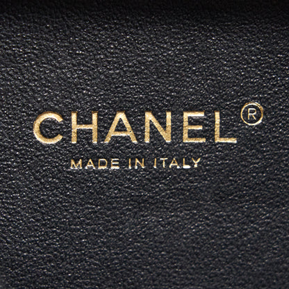 Chanel Caviar Small Vanity case black & white