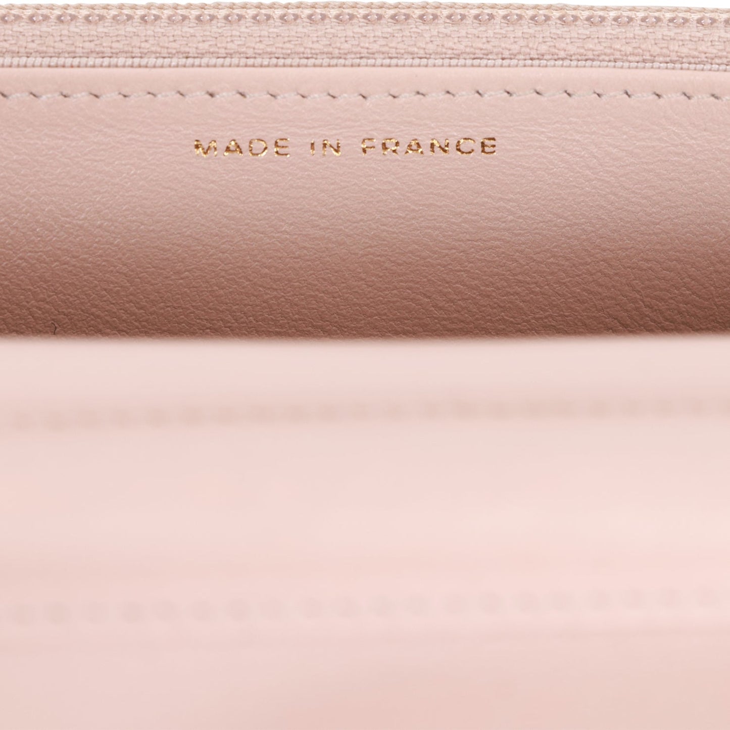 Chanel Wallet on Chain WOC Gold Python Light Gold Hardware