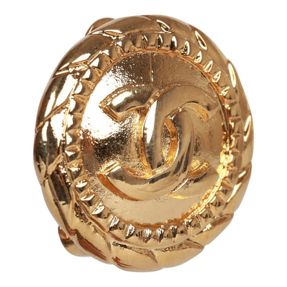 Chanel Vintage Gold Tone CC Stud Earrings