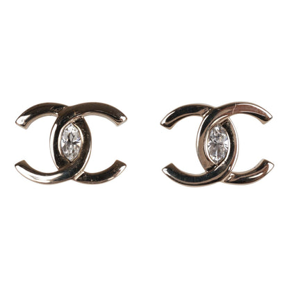 Chanel Classic "CC" Faux Crystal Earrings