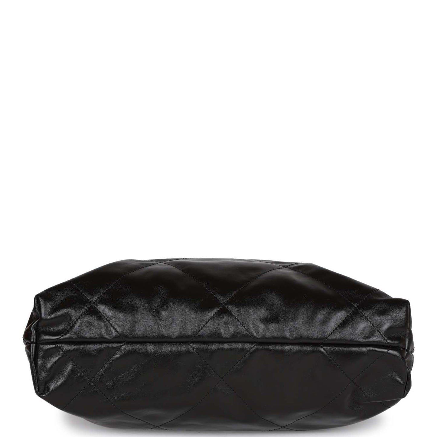 Chanel Small 22 Bag Black Lambskin Antique Gold Hardware