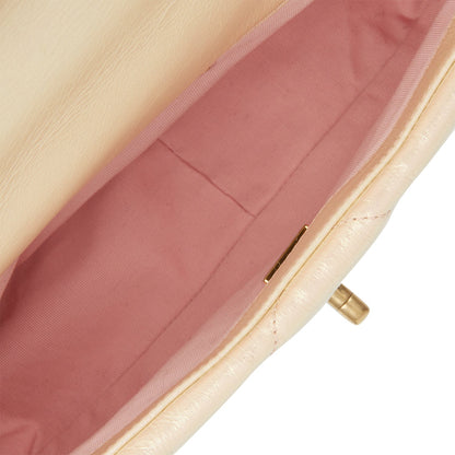 Chanel Medium 19 Flap Bag Rose Iridescent Calfskin Mixed Hardware