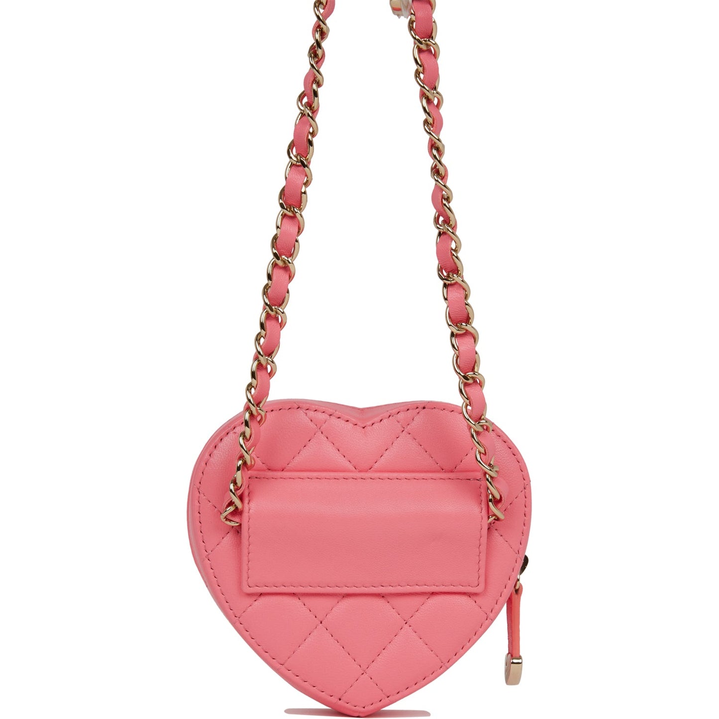 Chanel CC In Love Heart Belt Bag Pink Lambskin Light Gold Hardware