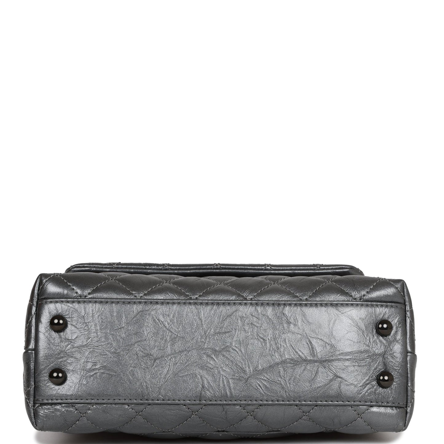 Chanel Small Coco Handle Flap Bag So Black Calfskin Black Hardware