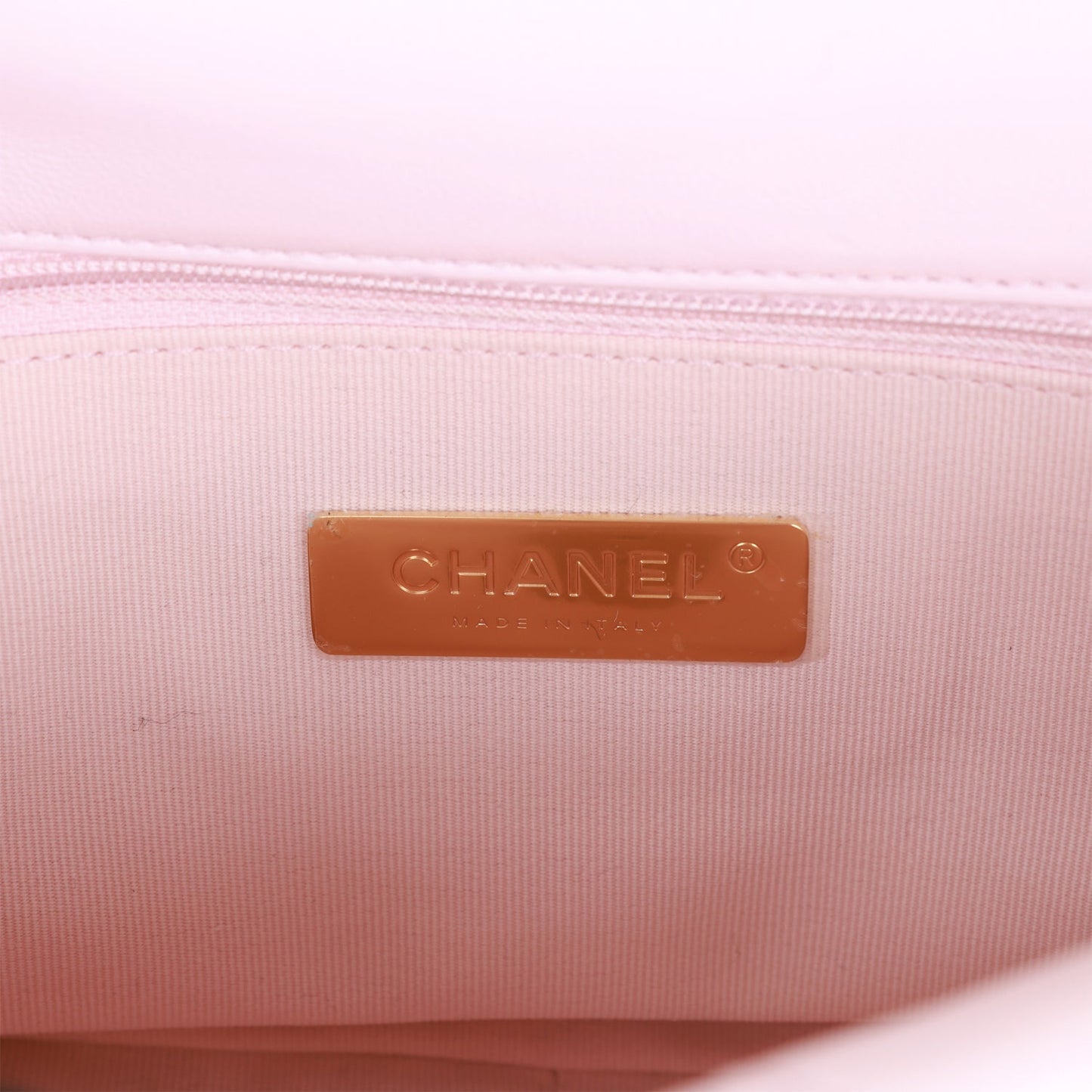 Chanel Medium 19 Flap Bag Light Pink Lambskin Mixed Hardware