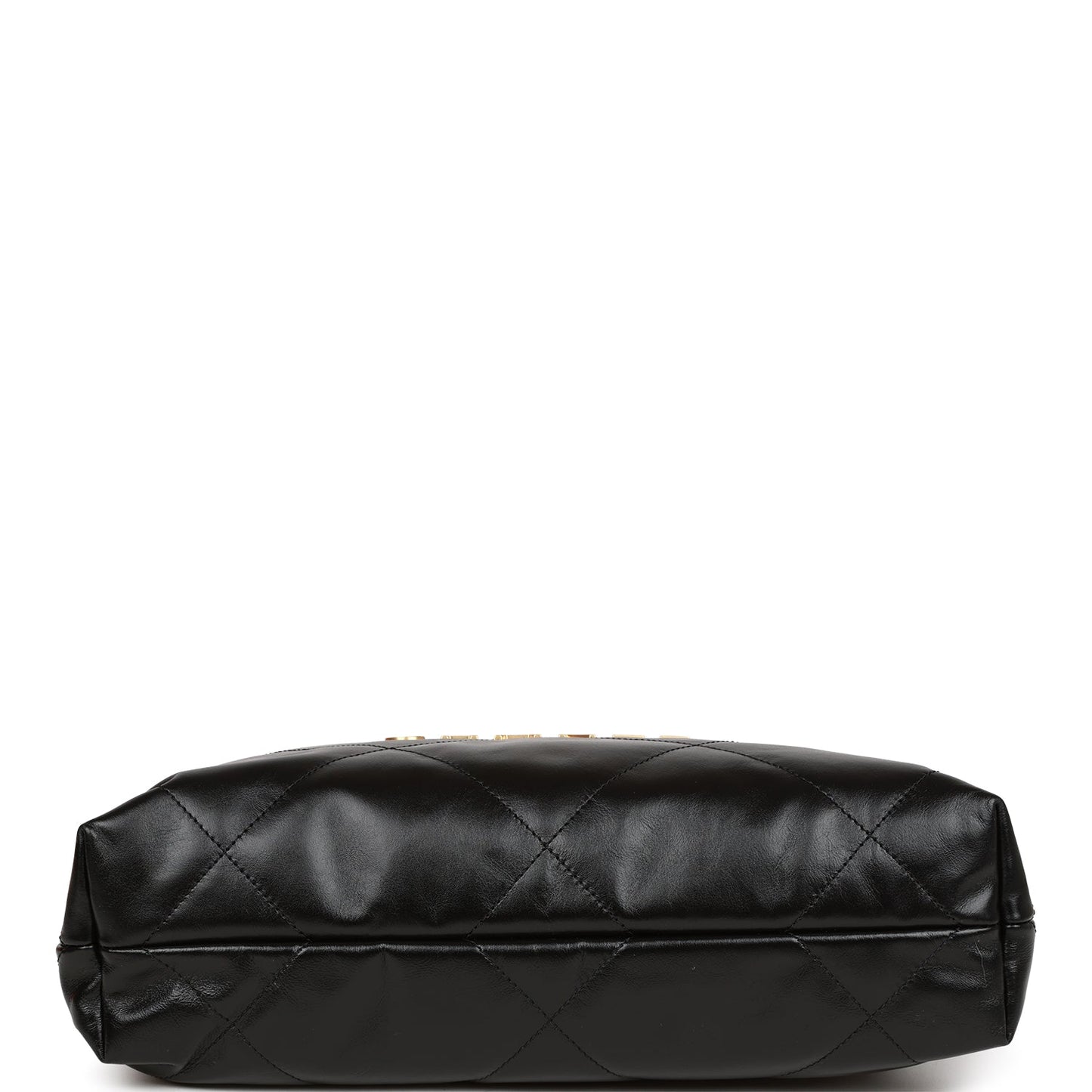 Chanel Small 22 Bag Black Lambskin Antique Gold Hardware