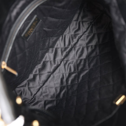 Chanel Small 22 Bag Black Lambskin Antique Gold Hardware