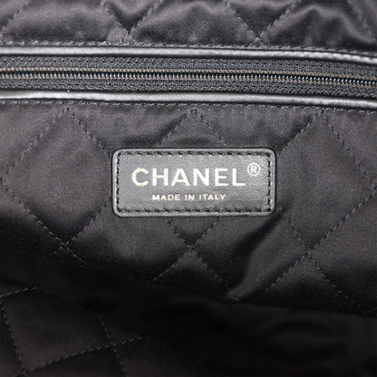 Chanel Small 22 Bag Black Lambskin Antique Gold Hardware