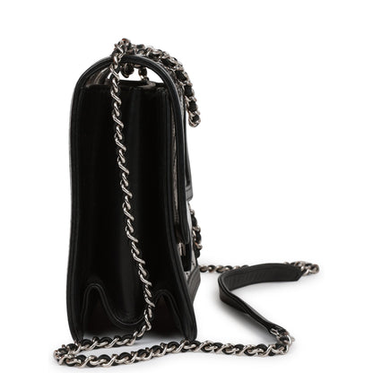 Chanel Naked Beauty Lock Flap Bag PVC Silver Hardware