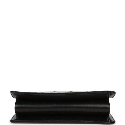 Chanel Naked Beauty Lock Flap Bag PVC Silver Hardware