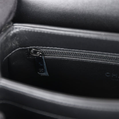 Chanel Large Trendy CC Bag SO Black Lambskin Black Hardware