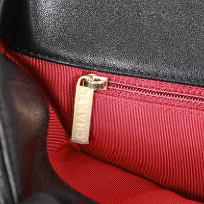 Chanel Large 19 Flap Bag Black Lambskin Mixed Hardware