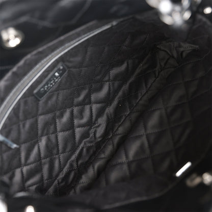 Chanel Small 22 Bag SO Black Calfskin Black Hardware