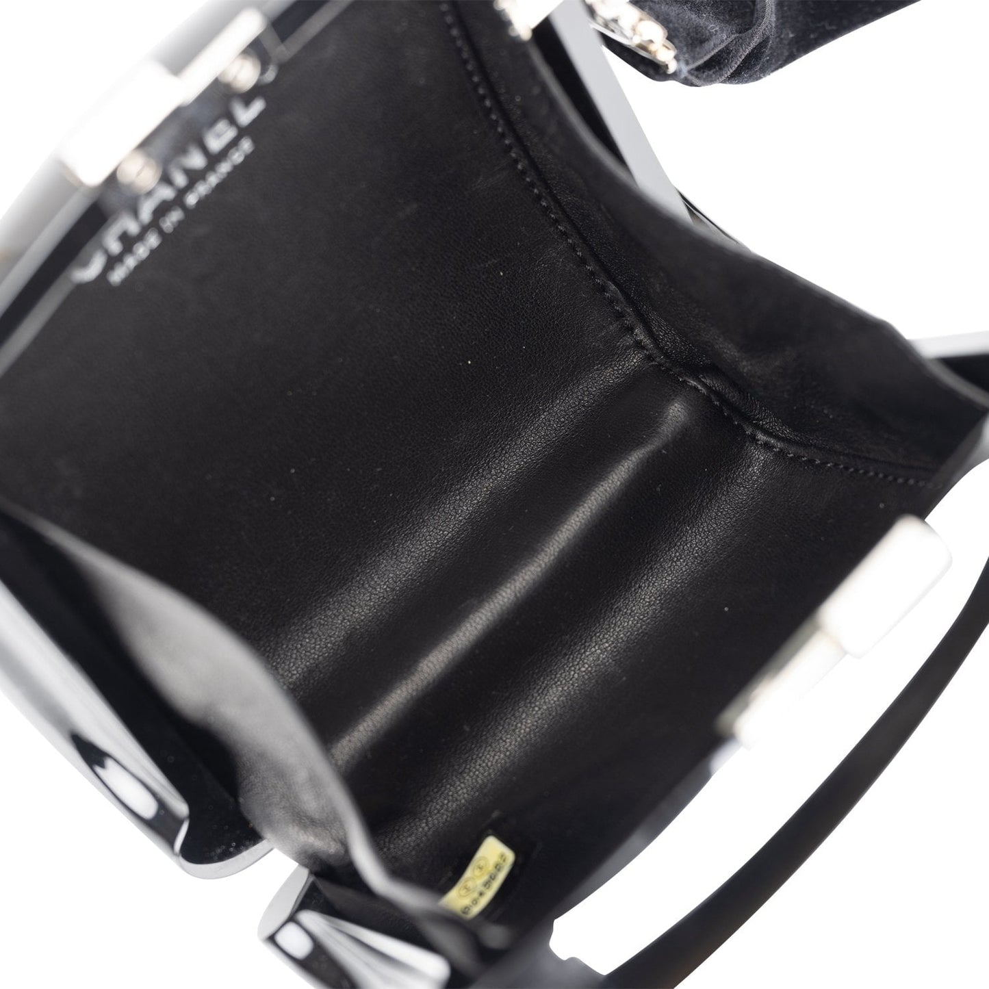 Chanel Minaudière Jewel Clutch Black Resin Silver Hardware