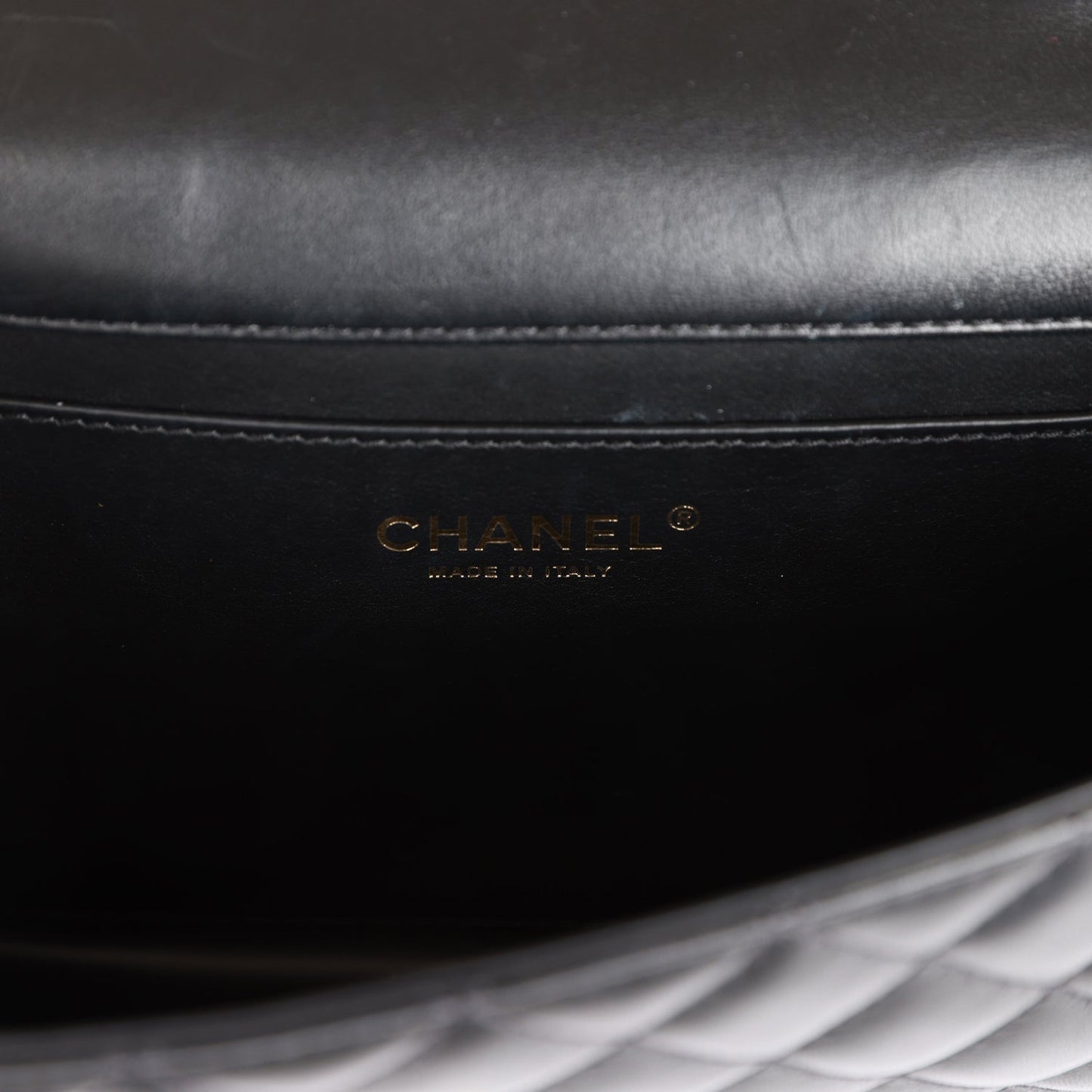 Chanel Fantasy Pearls Large Evening Flap Bag Black Lambskin Light Gold Hardware