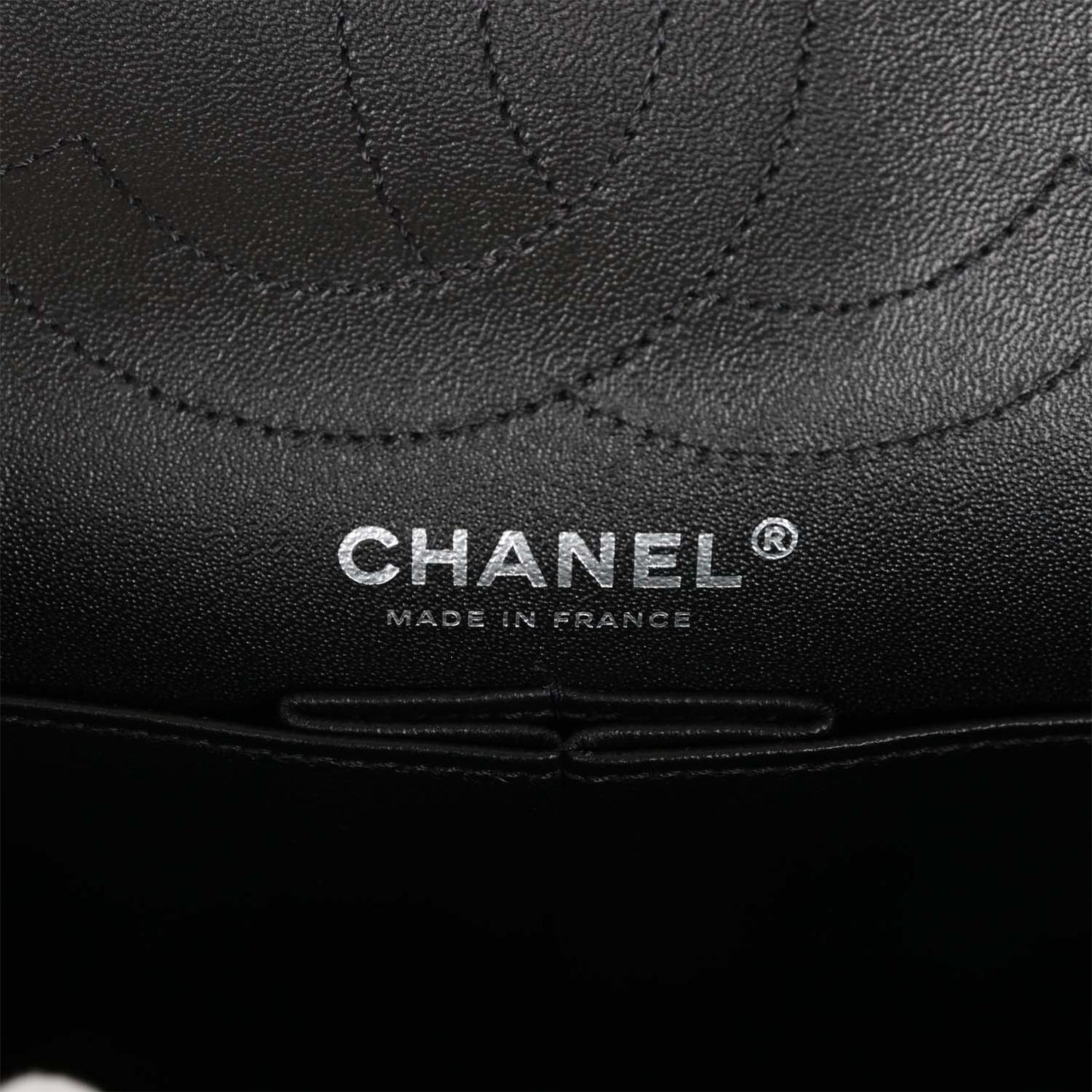 Chanel 226 Reissue 2.55 SO Black Chevron Calfskin Black Hardware