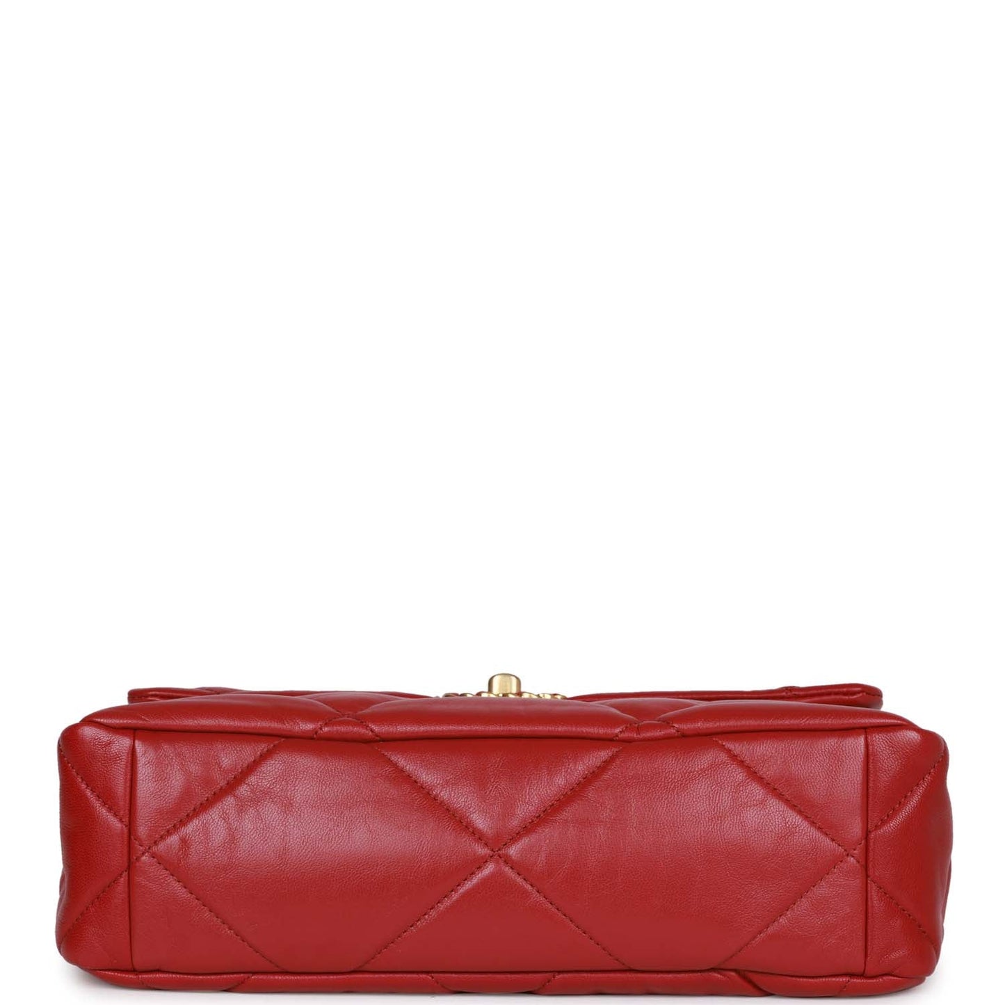 Chanel Medium 19 Flap Bag Red Calfskin Mixed Hardware