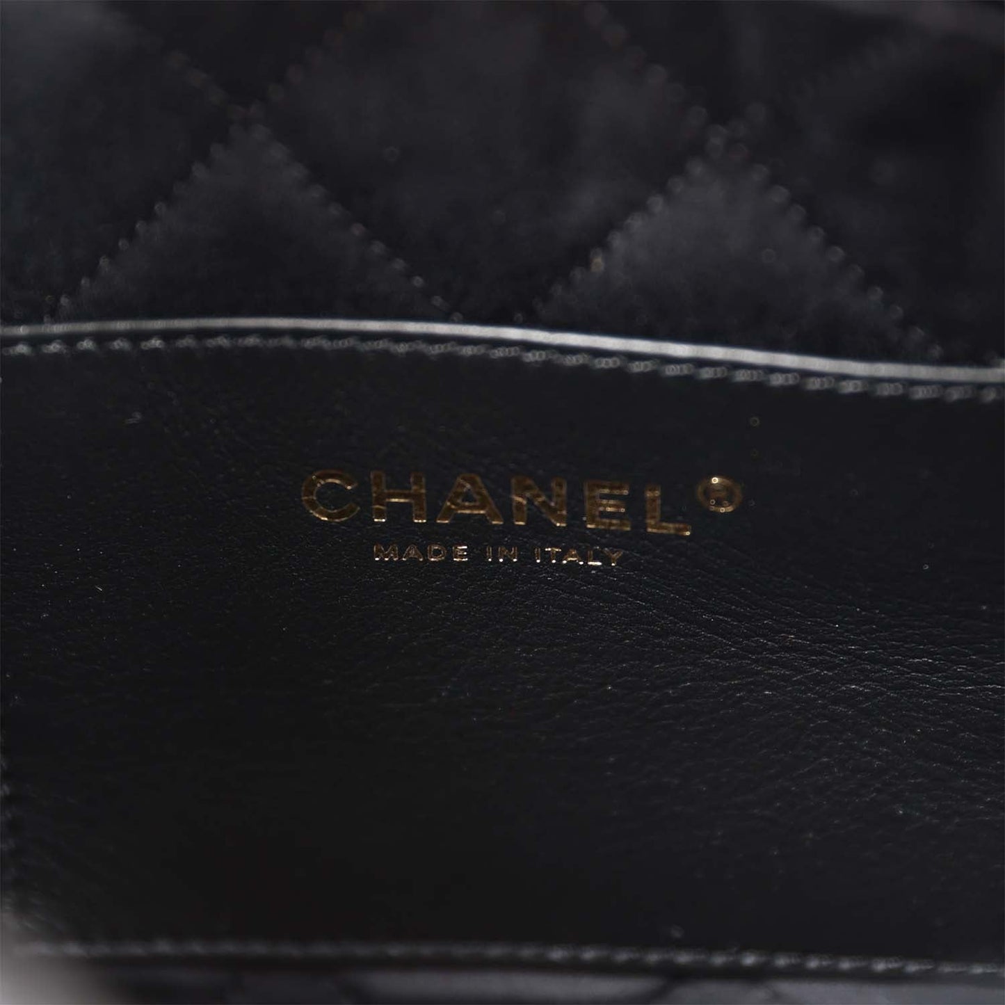 Chanel Mini 22 Bag Black Calfskin and Pearl Antique Gold Hardware