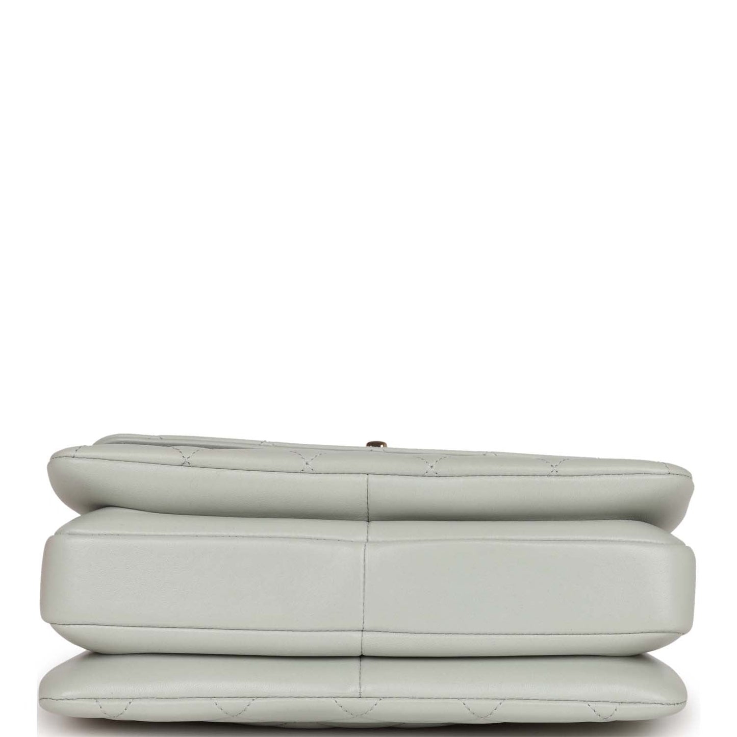 Chanel Large Trendy CC Bag Grey Lambskin Light Gold Hardware