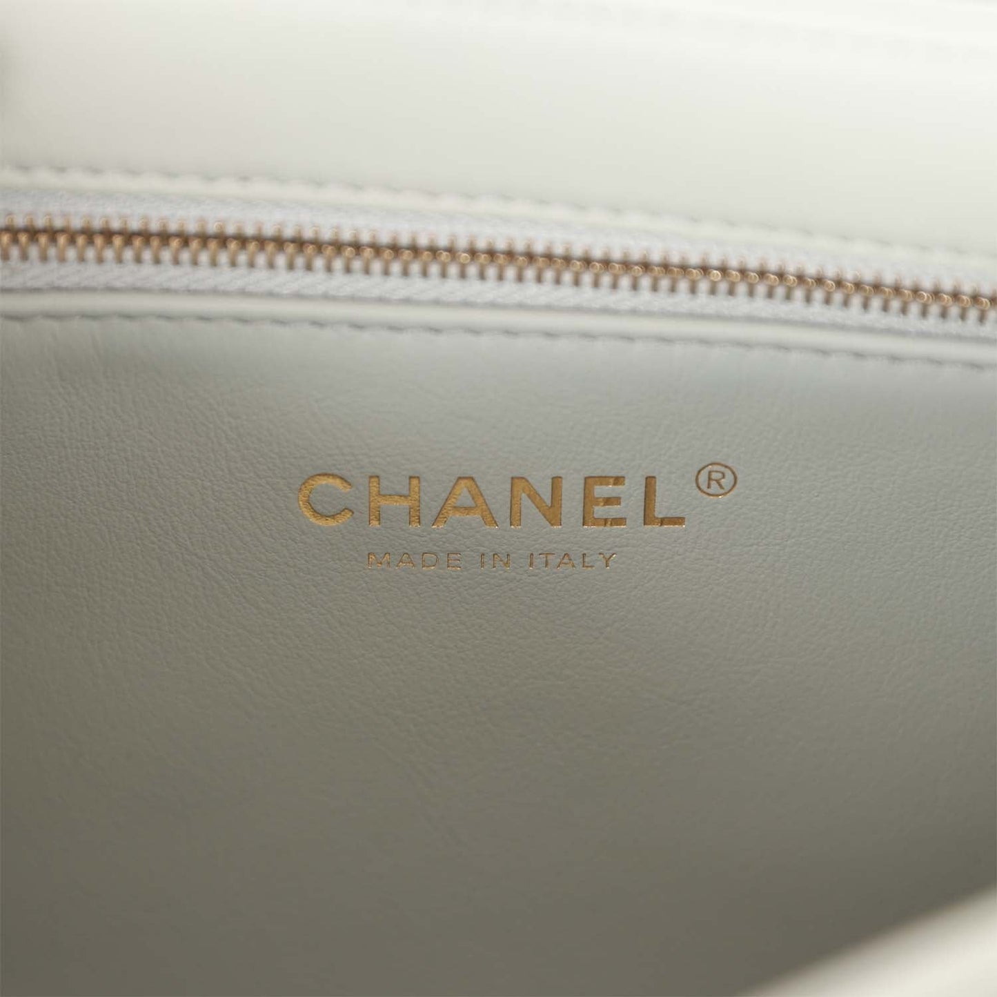 Chanel Large Trendy CC Bag Grey Lambskin Light Gold Hardware