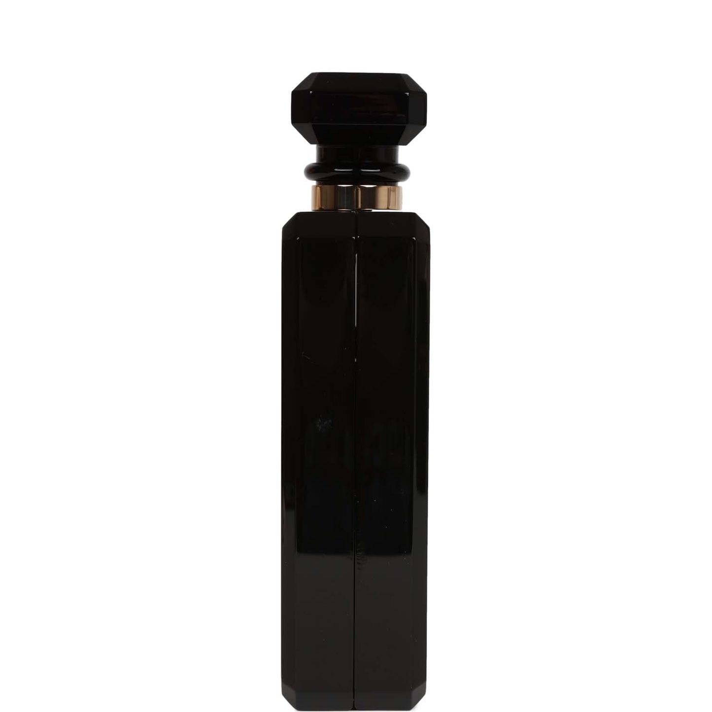 Chanel Minaudiere Perfume Clutch Black Acrylic Light Gold Hardware