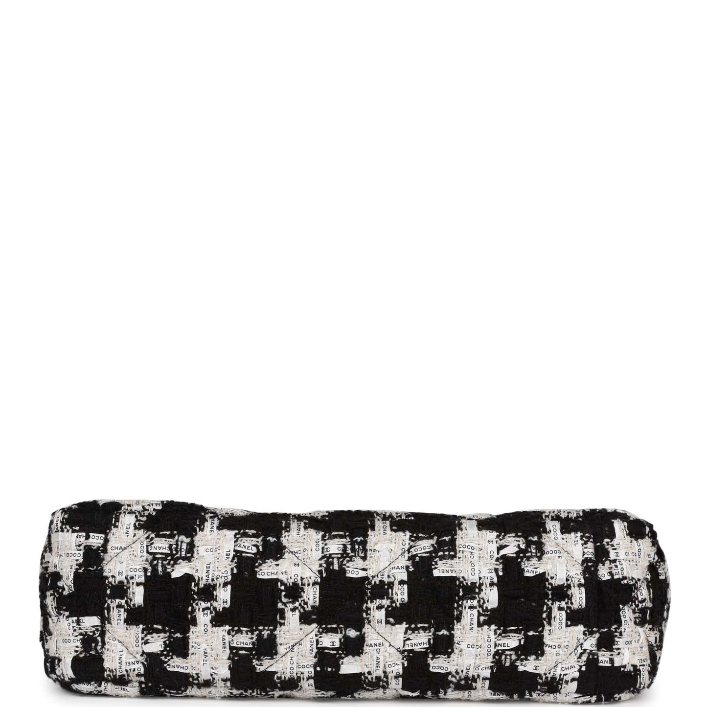 Chanel Medium 19 Flap Bag Black and White Tweed Mixed Hardware