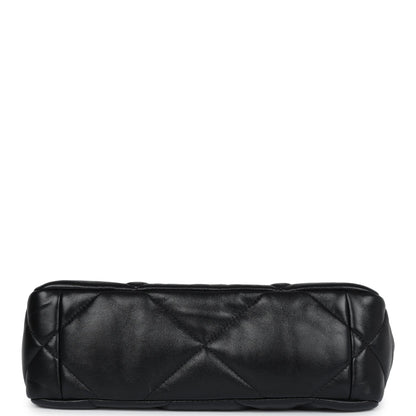 Chanel Medium 19 Flap Bag Black Lambskin Mixed Hardware