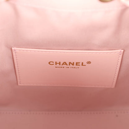 Chanel Small 25 Hobo Bag Light Pink Caviar Antique Gold Hardware