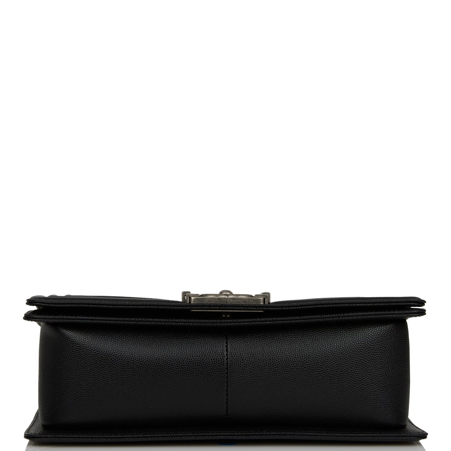 Chanel Medium Boy Bag Black Caviar Ruthenium Hardware